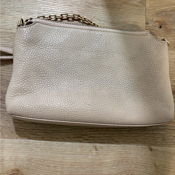 Tory Burch Beige Leather Crossbody Bag - Picture 3 of 6
